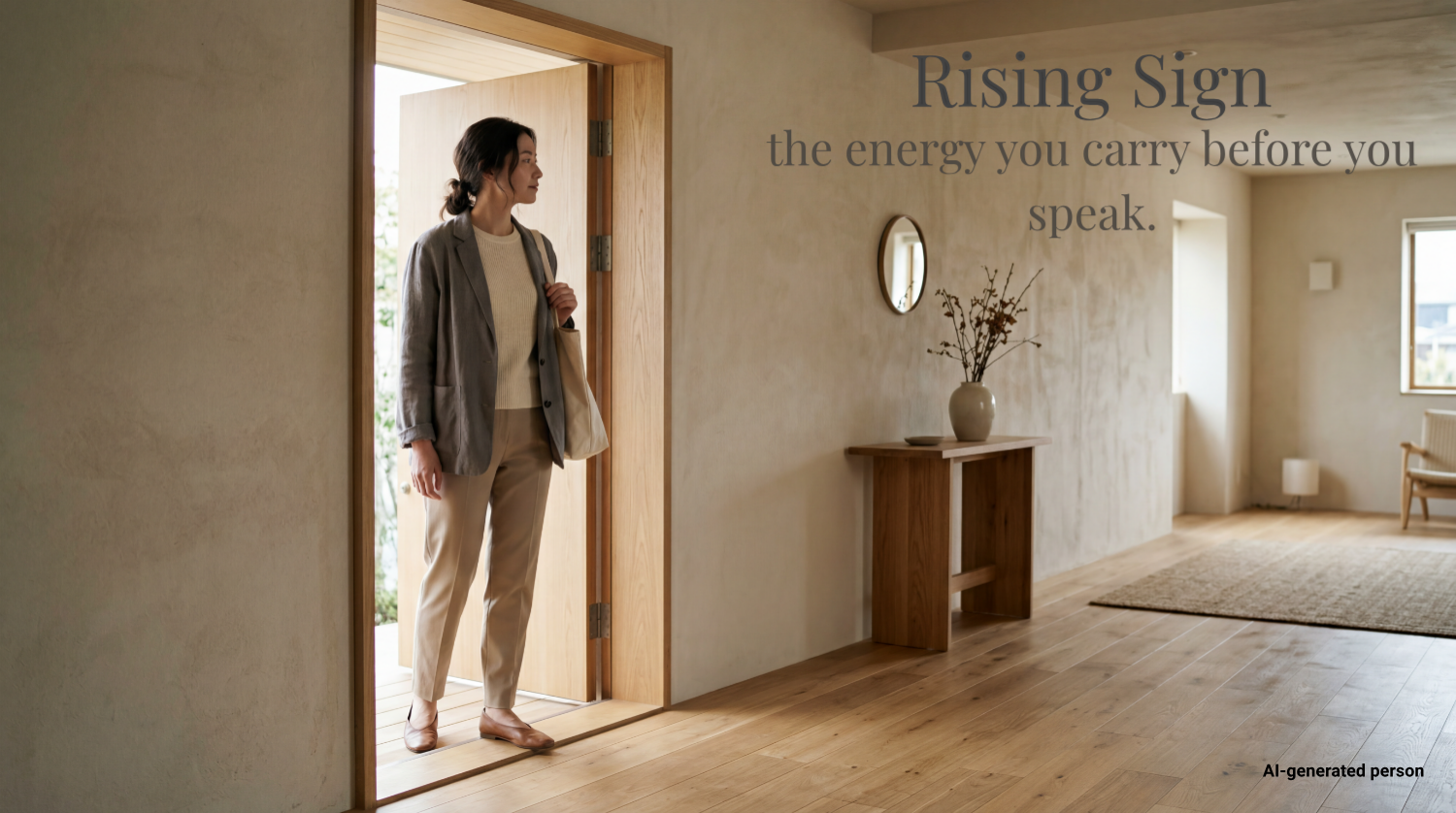 Rising Sign Meaning: The Energy You Carry Before You Speak